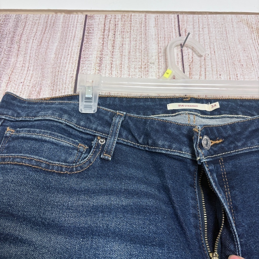 Levi’s 714 Womens Straight leg jeans size 34 - Picture 7 of 11